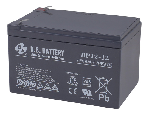 Аккумуляторная батарея B.B.Battery BP 12-12 фото 2