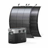 Комплект EcoFlow DELTA Max (1600) + 2 гибких солнечных панели 100 W